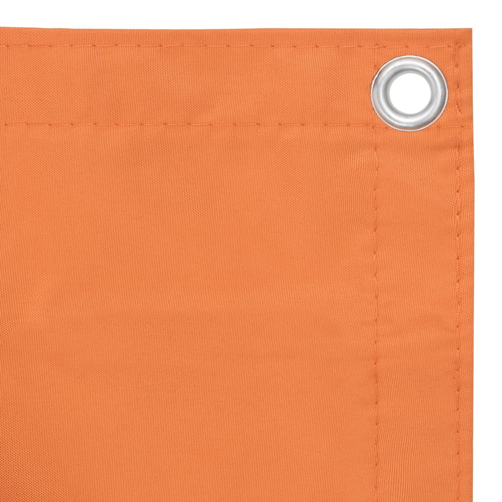Balkon-Sichtschutz Orange 90x500 cm Oxford-Gewebe