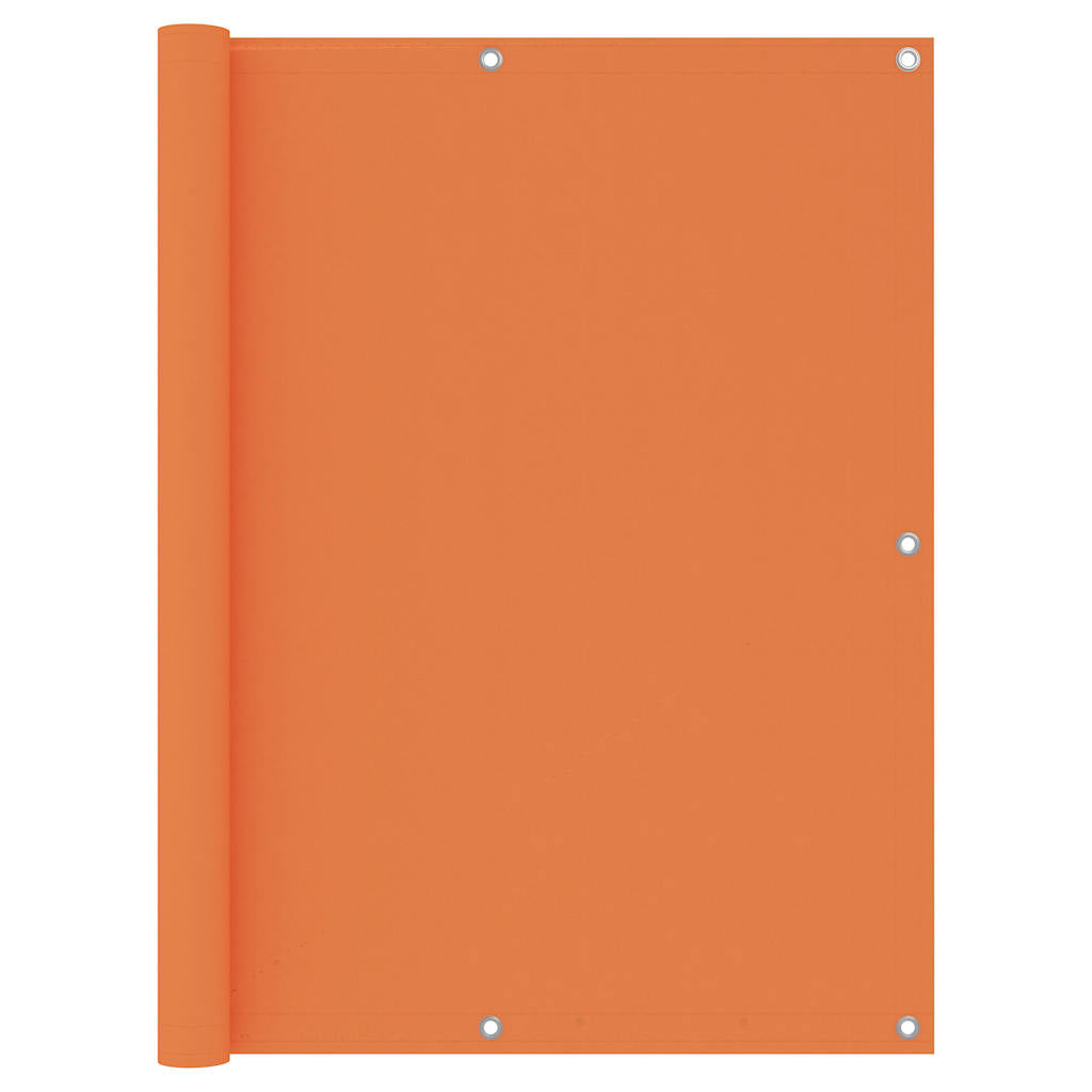 Balkon-Sichtschutz Orange 120x600 cm Oxford-Gewebe
