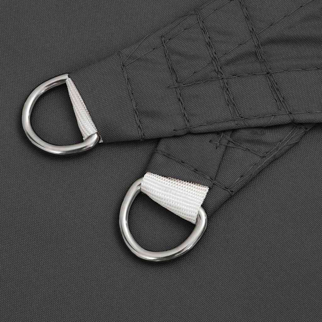 Sonnensegel Oxford-Gewebe Quadratisch 4x4 m Anthrazit