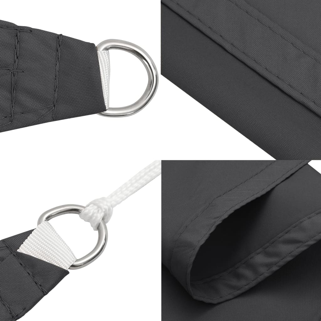Sonnensegel Oxford-Gewebe Quadratisch 4,5x4,5 m Anthrazit