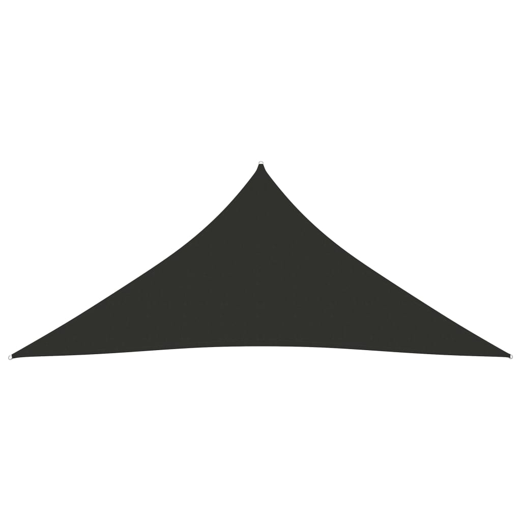 Sonnensegel Oxford-Gewebe Dreieckig 5x7x7 m Anthrazit