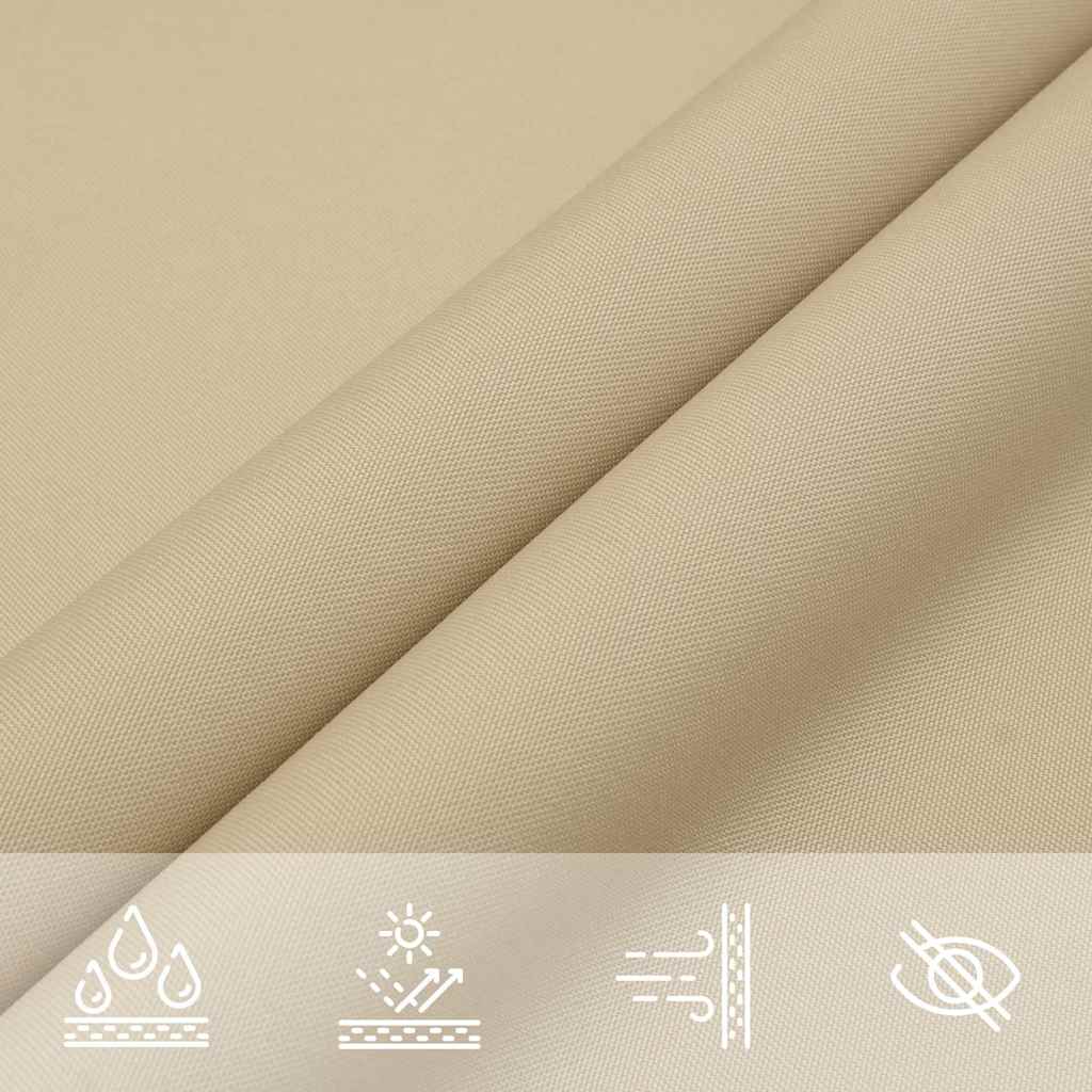 Sonnensegel Oxford-Gewebe Dreieckig 3x4x5 m Beige