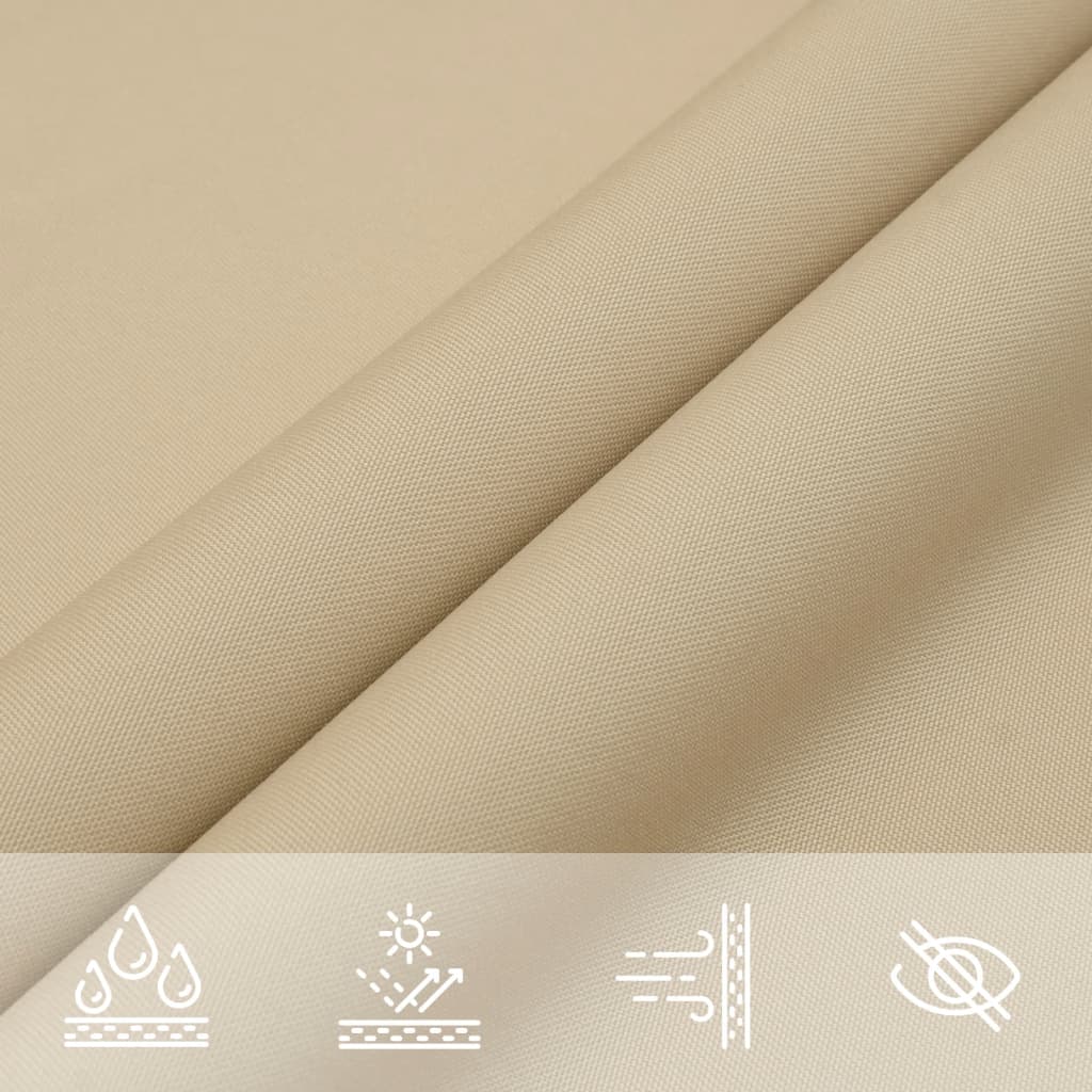 Sonnensegel Oxford-Gewebe Dreieckig 3x4x5 m Beige