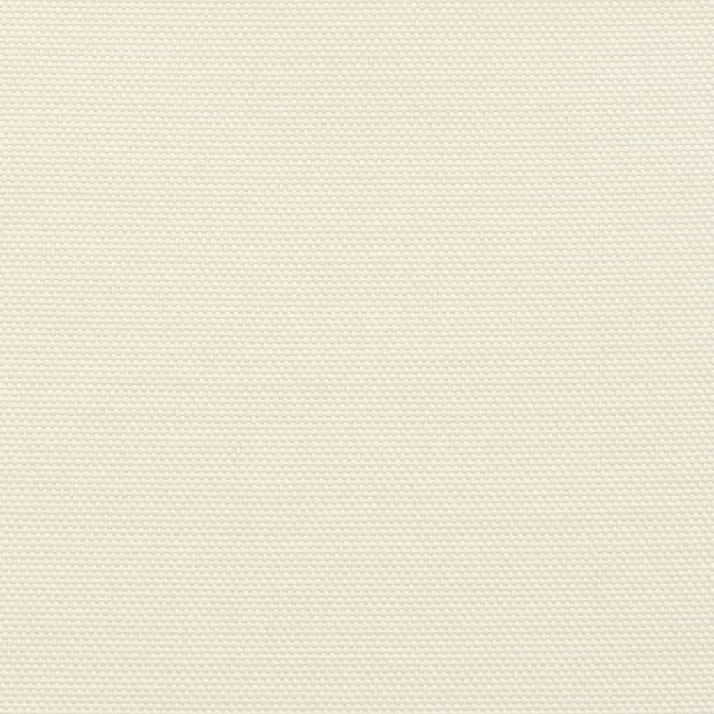 Sonnensegel Oxford-Gewebe Quadratisch 2,5x2,5 m Cremeweiß