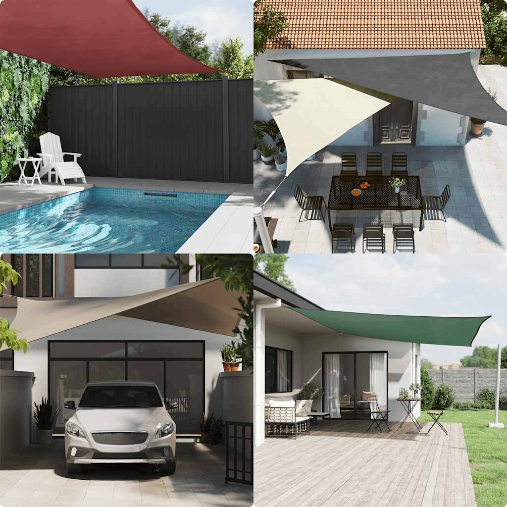 Sonnensegel Oxford-Gewebe Quadratisch 3x3 m Creme