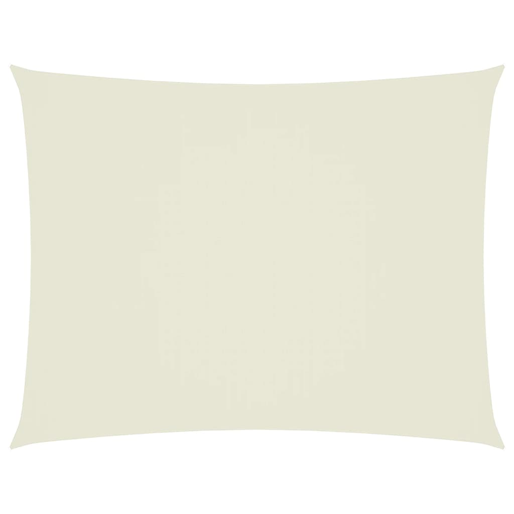 Sonnensegel Oxford-Gewebe Rechteckig 5x6 m Creme