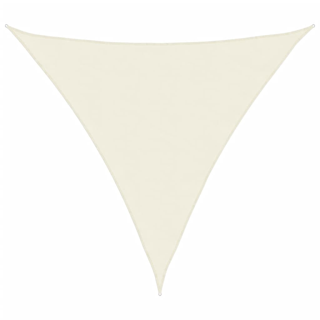 Sonnensegel Oxford-Gewebe Dreieckig 3x3x3 m Creme