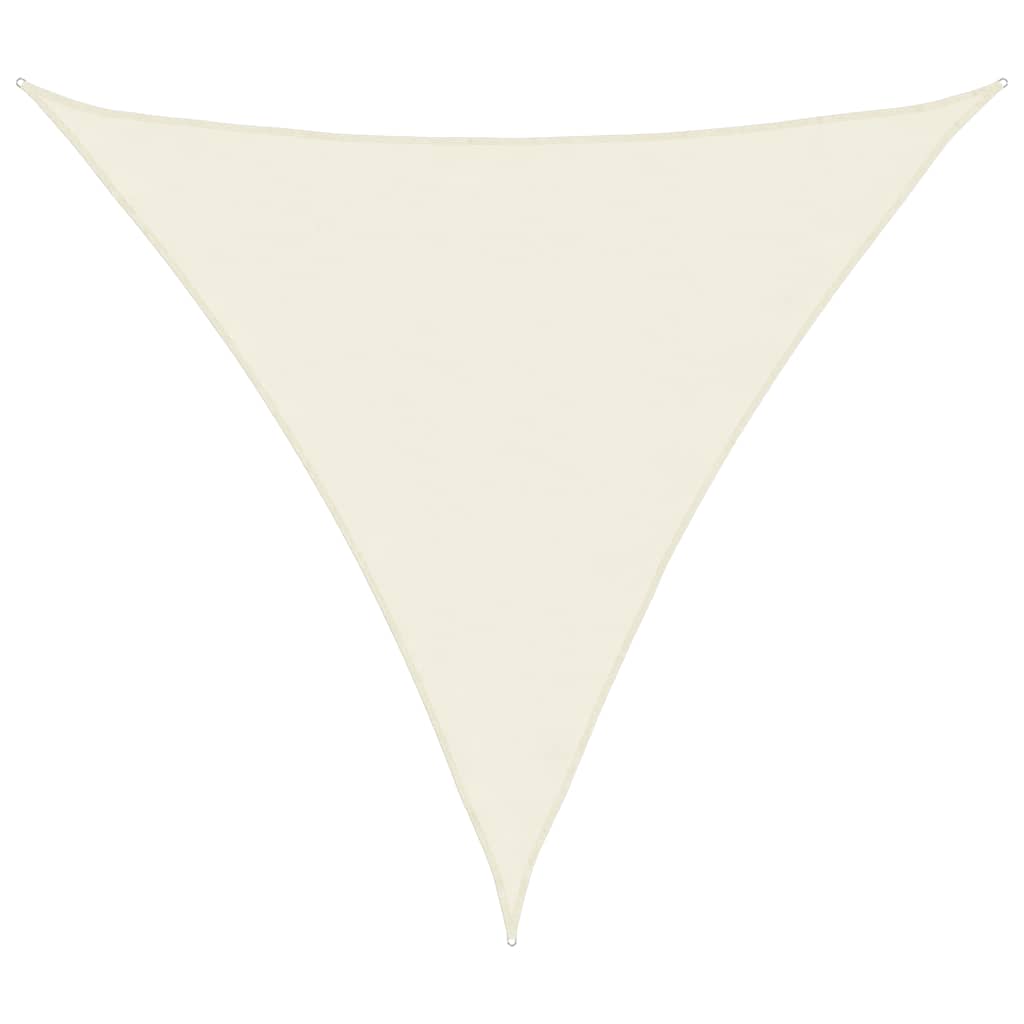 Sonnensegel Oxford-Gewebe Dreieckig 3x3x3 m Creme