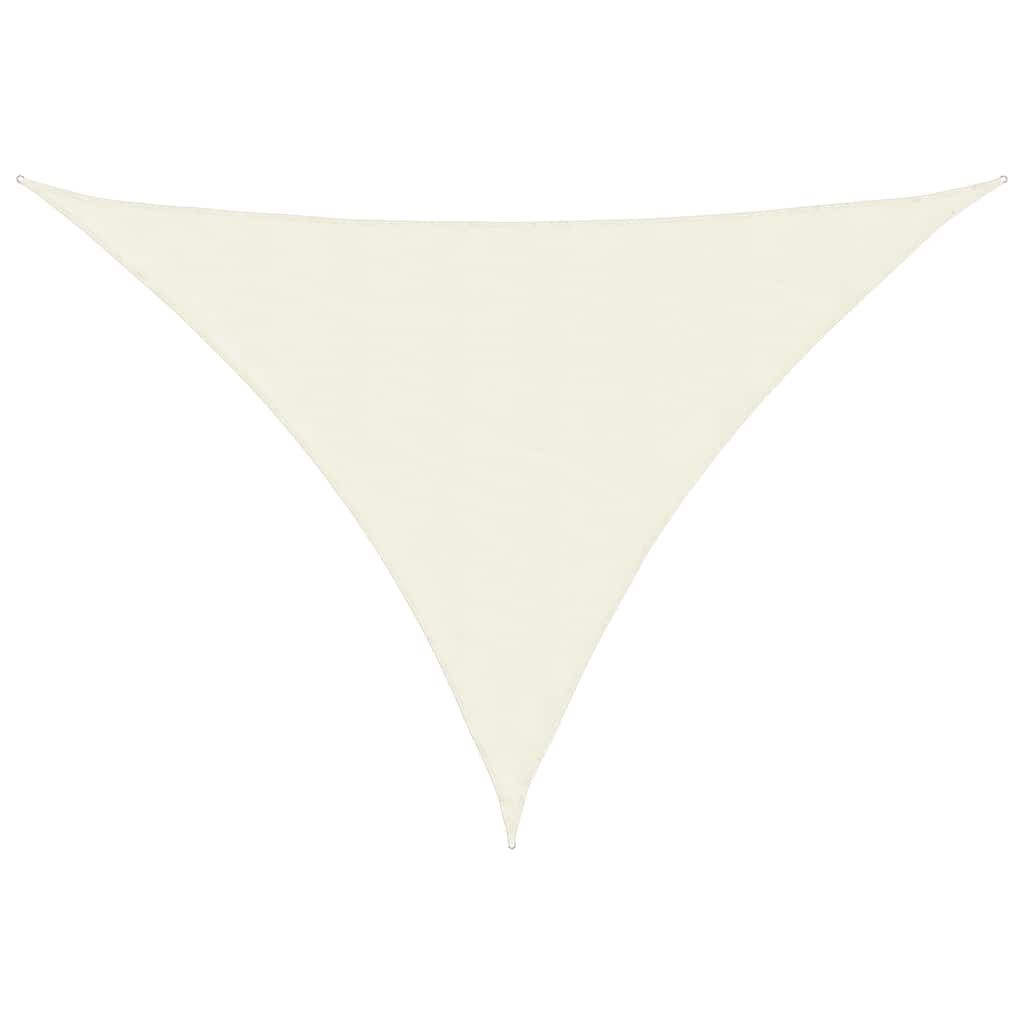 Sonnensegel Oxford-Gewebe Dreieckig 5x6x6 m Creme