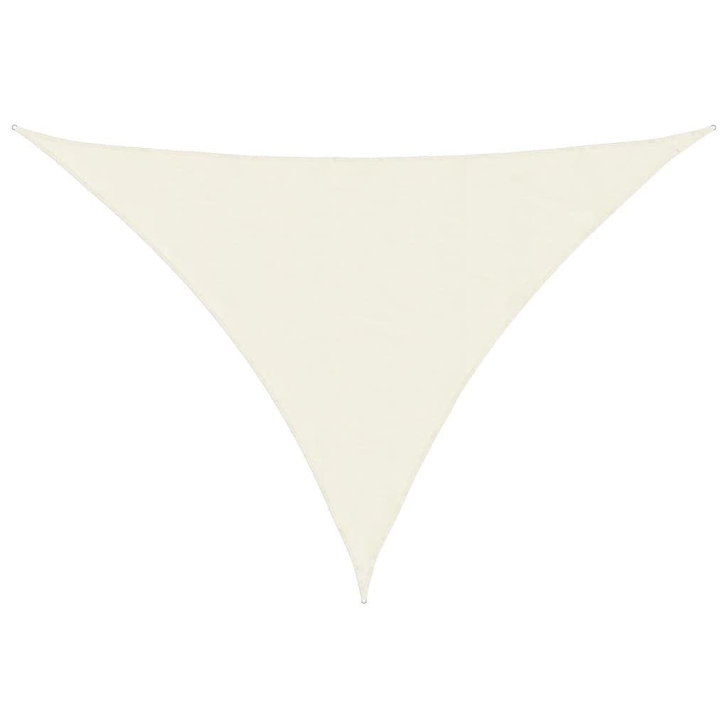 Sonnensegel Oxford-Gewebe Dreieckig 5x7x7 m Creme