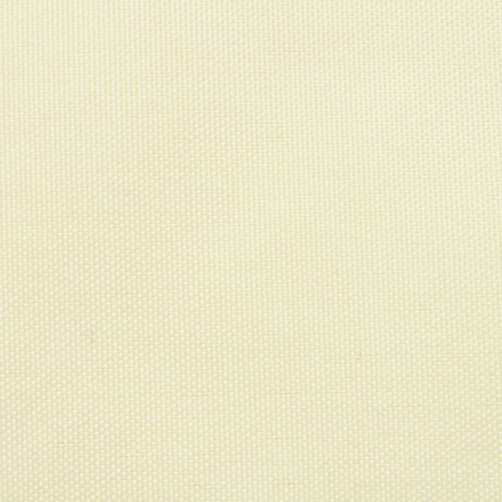 Sonnensegel Oxford-Gewebe Trapezförmig 2/4x3 m Cremeweiß