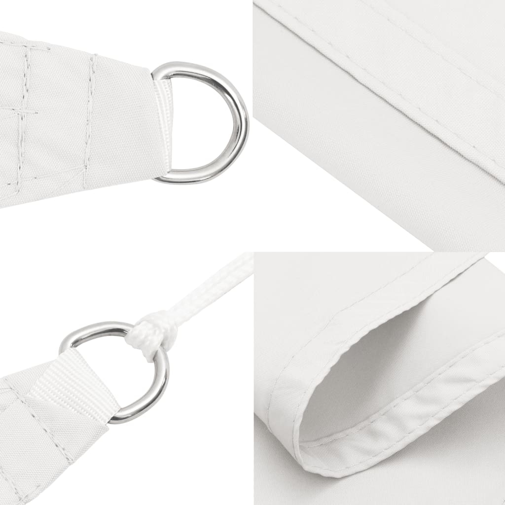 Sonnensegel Oxford-Gewebe Dreieckig 2,5x2,5x3,5 m Weiß
