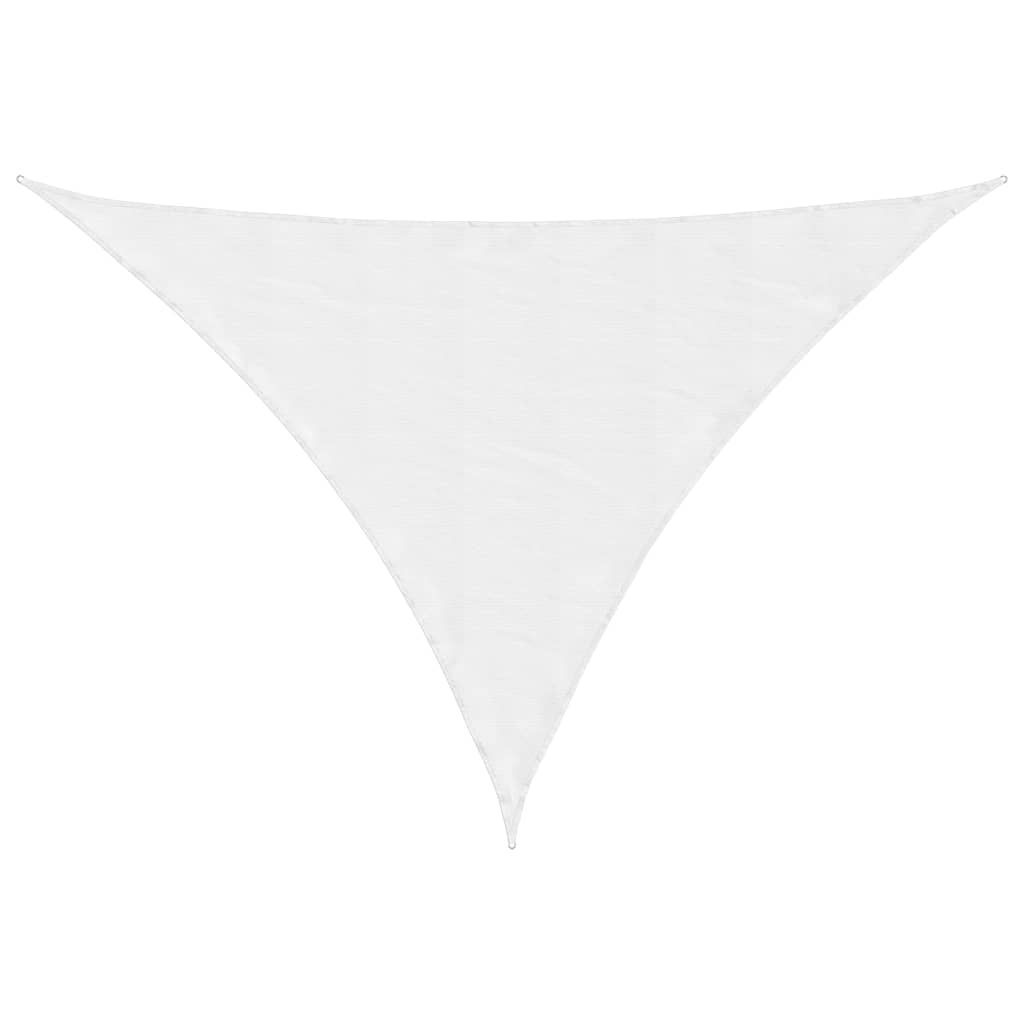 Sonnensegel Oxford-Gewebe Dreieckig 4x5x6,4 m Weiß