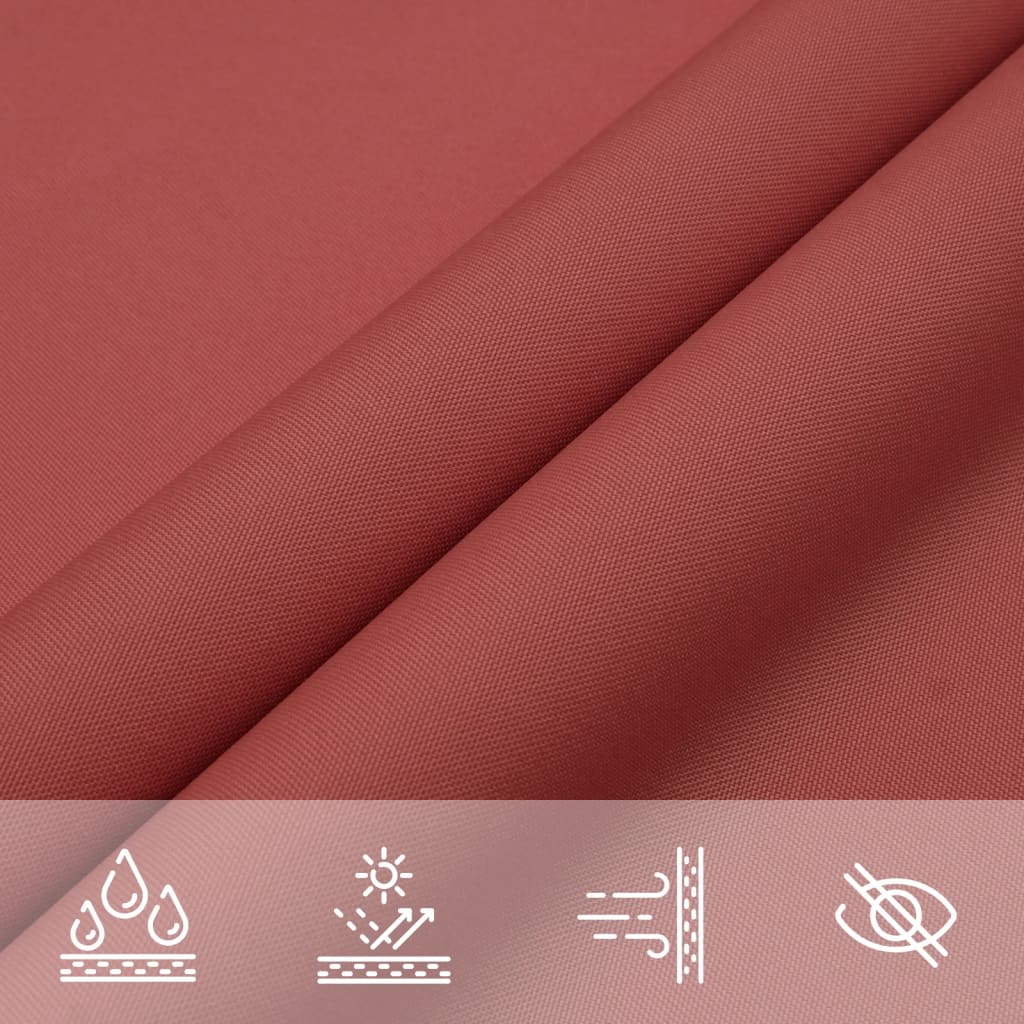 Sonnensegel Oxford-Gewebe Rechteckig 2x3 m Terrakotta-Rot