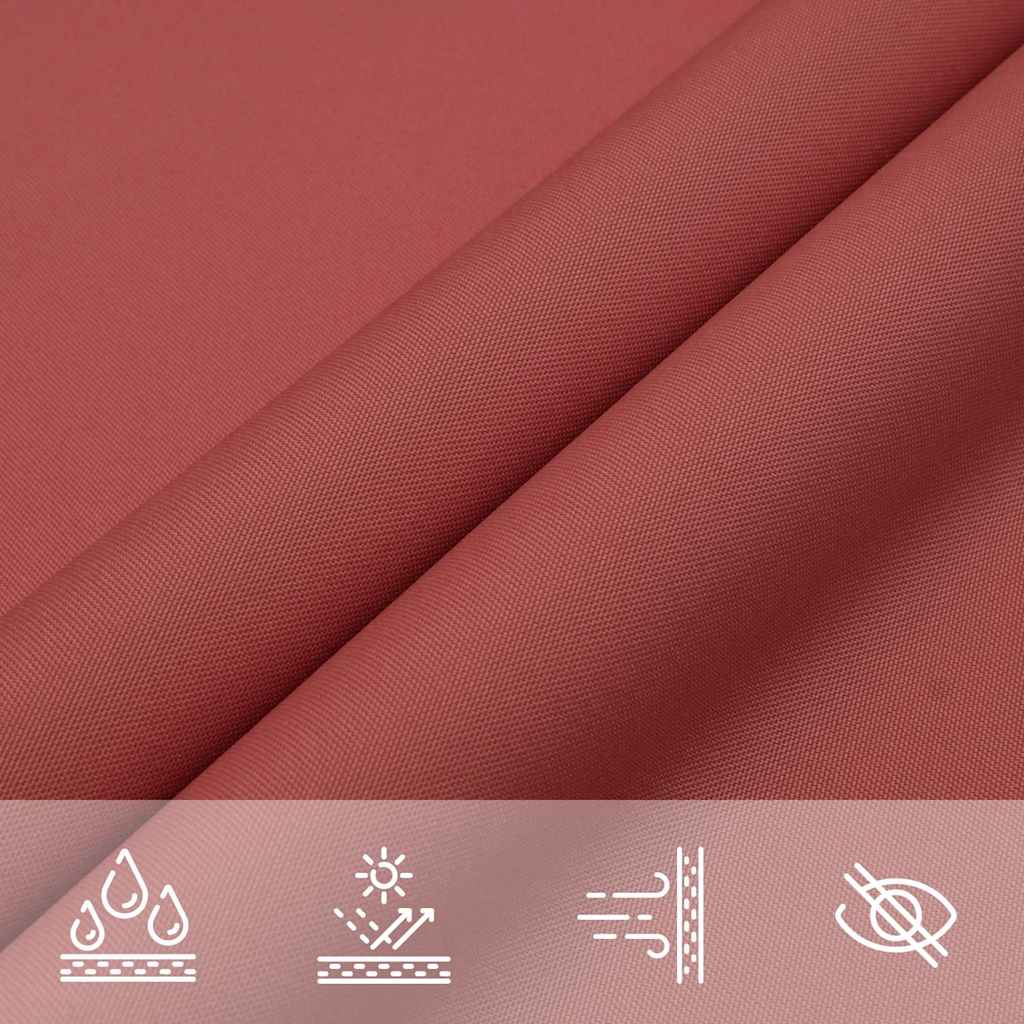 Sonnensegel Oxford-Gewebe Rechteckig 3x6 m Terrakotta-Rot