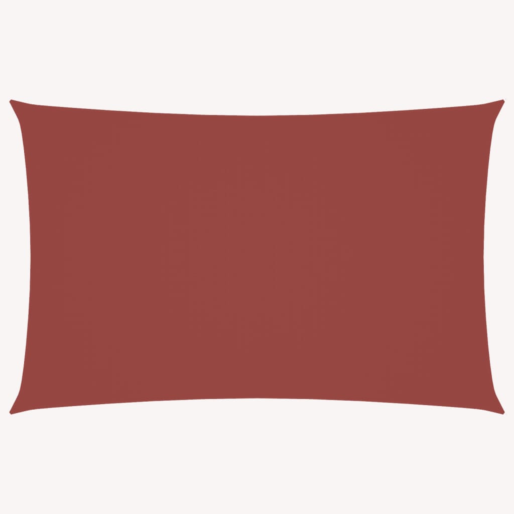 Sonnensegel Oxford-Gewebe Rechteckig 4x7 m Terrakotta-Rot