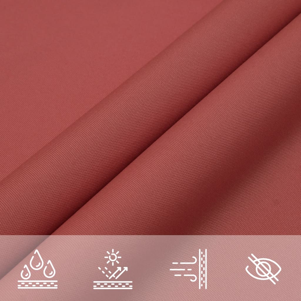 Sonnensegel Oxford-Gewebe Dreieckig 3x4x5 m Terracotta-Rot