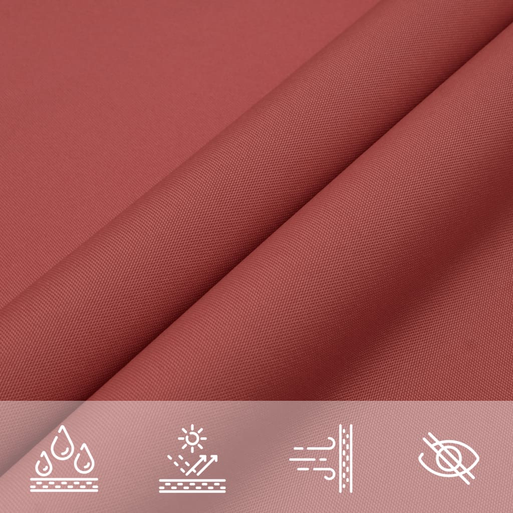 Sonnensegel Oxford-Gewebe Dreieckig 4x5x6,4 m Terrakotta-Rot