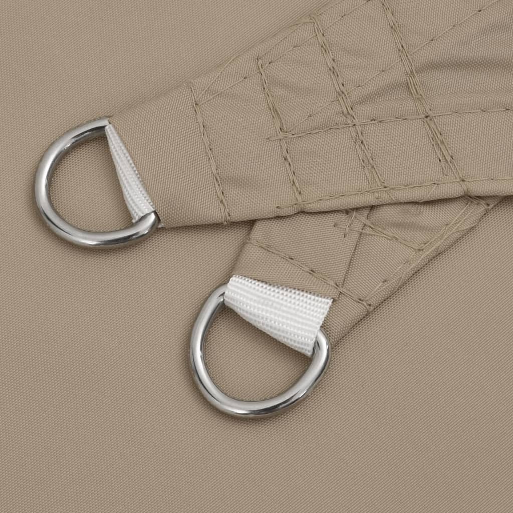 Sonnensegel Oxford-Gewebe Quadratisch 6x6 m Taupe