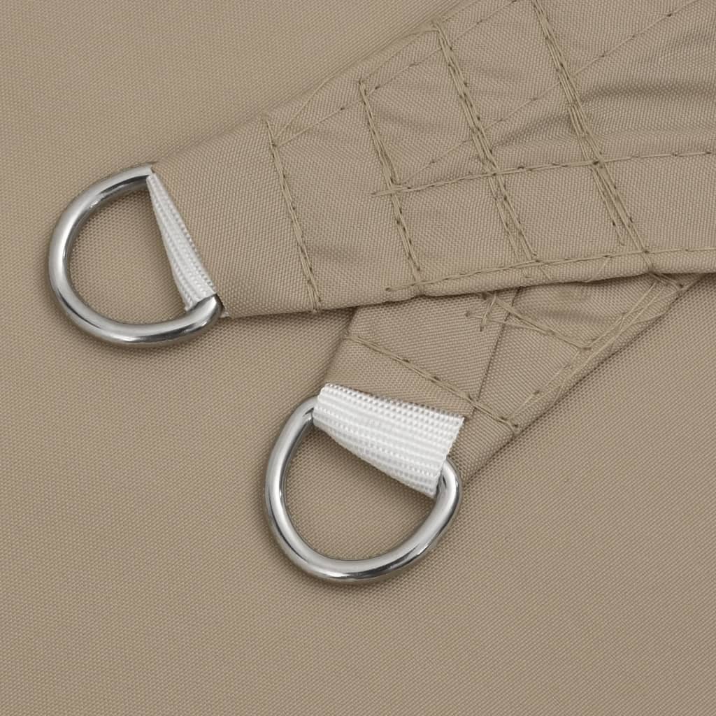 Sonnensegel Oxford-Gewebe Dreieckig 3x3x4,24 m Taupe