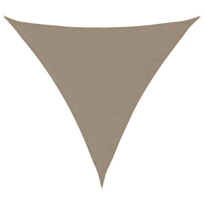 Sonnensegel Oxford-Gewebe Dreieckig 4x4x4 m Taupe