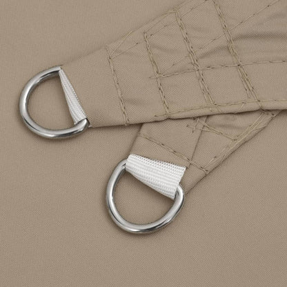 Sonnensegel Oxford-Gewebe Dreieckig 4x4x4 m Taupe
