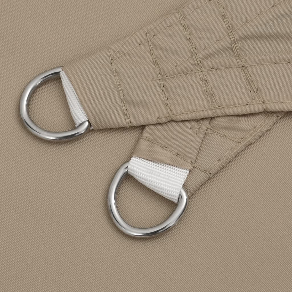 Sonnensegel Oxford-Gewebe Dreieckig 4x4x5,8 m Taupe