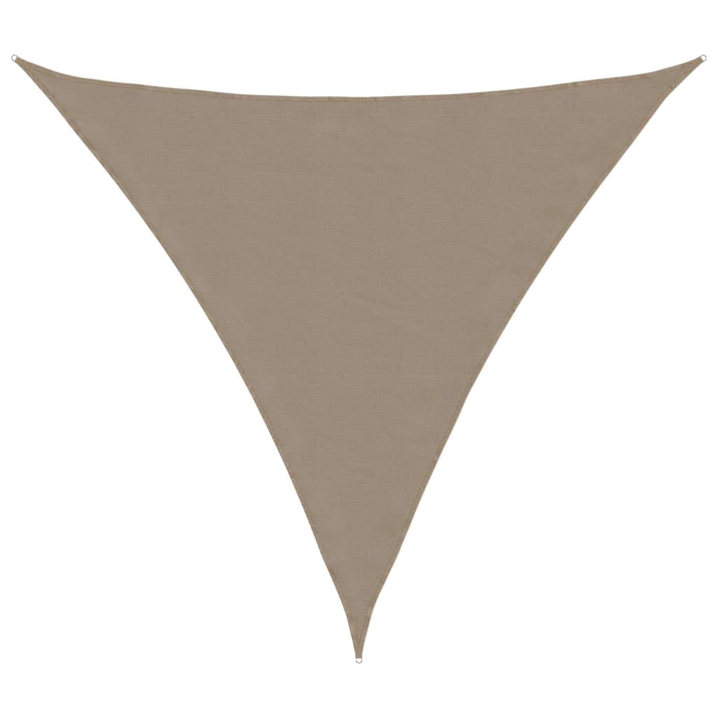 Sonnensegel Oxford-Gewebe Dreieckig 4,5x4,5x4,5 m Taupe