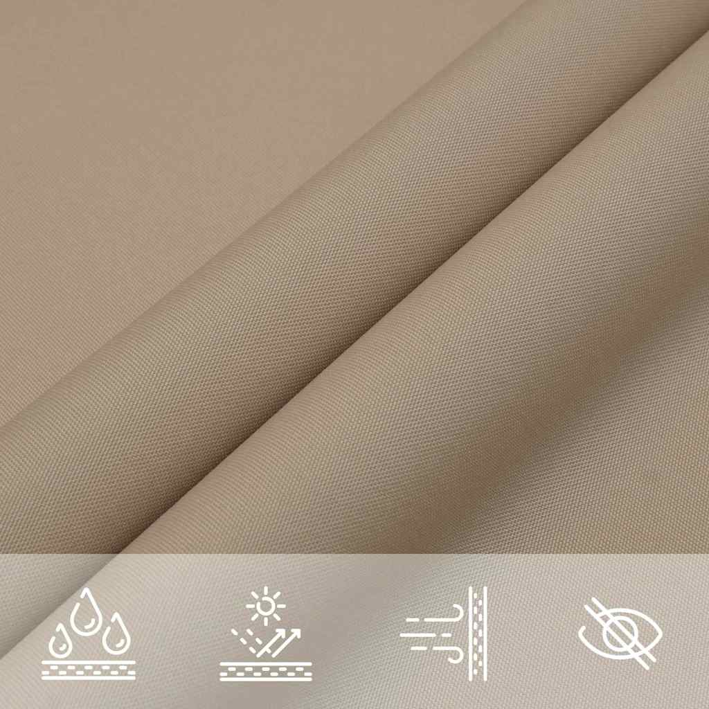 Sonnensegel Oxford-Gewebe Dreieckig 4,5x4,5x4,5 m Taupe