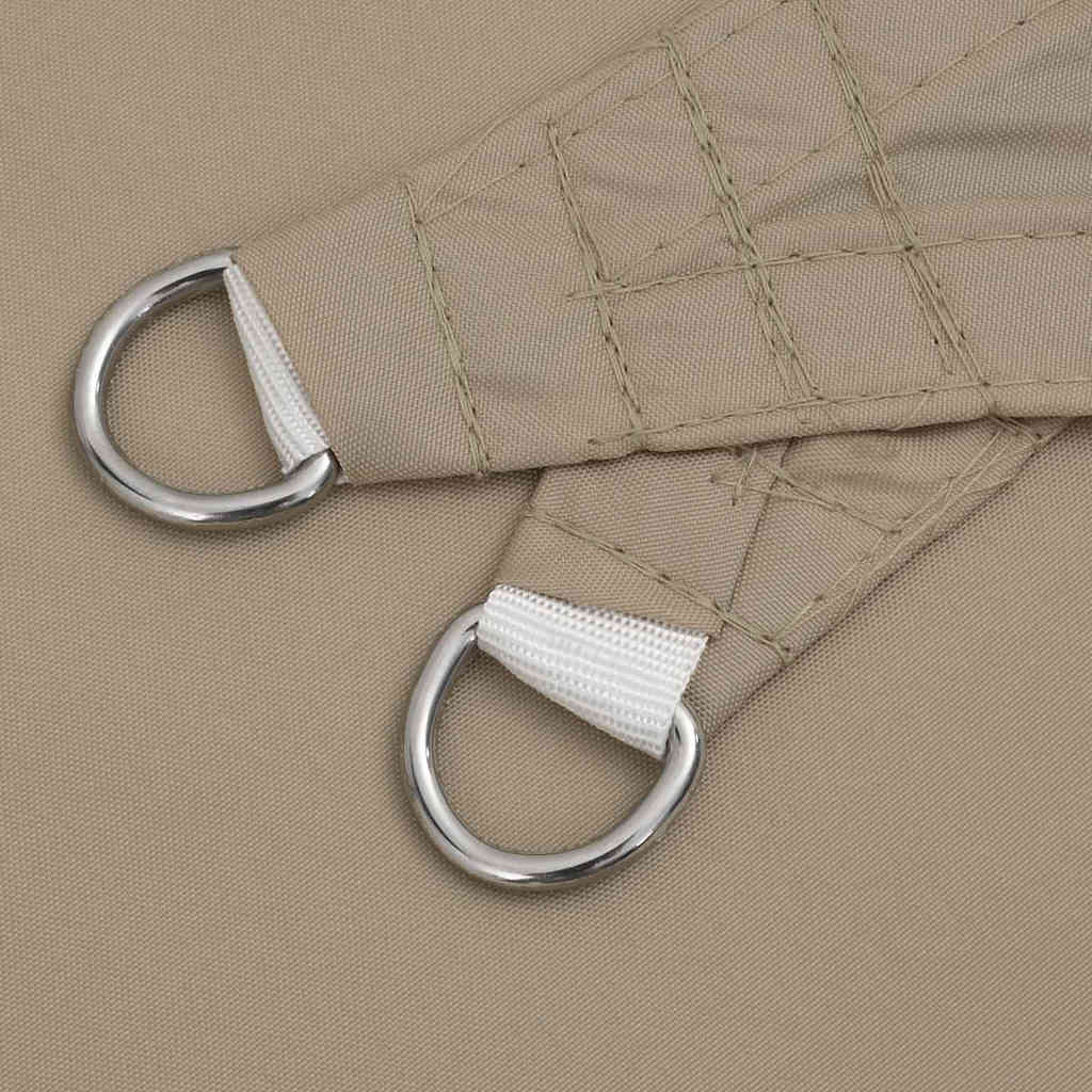 Sonnensegel Oxford-Gewebe Dreieckig 4x5x5 m Taupe