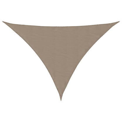 Sonnensegel Oxford-Gewebe Dreieckig 4x5x6,4 m Taupe