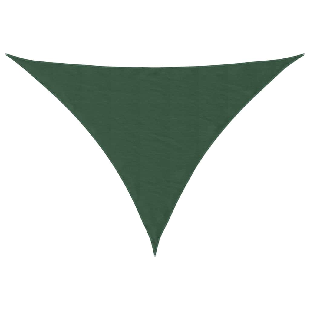 Sonnensegel Oxford-Gewebe Dreieckig 2,5x2,5x3,5 m Dunkelgrün