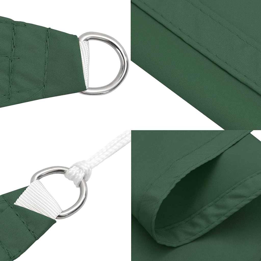 Sonnensegel Oxford-Gewebe Dreieckig 2,5x2,5x3,5 m Dunkelgrün