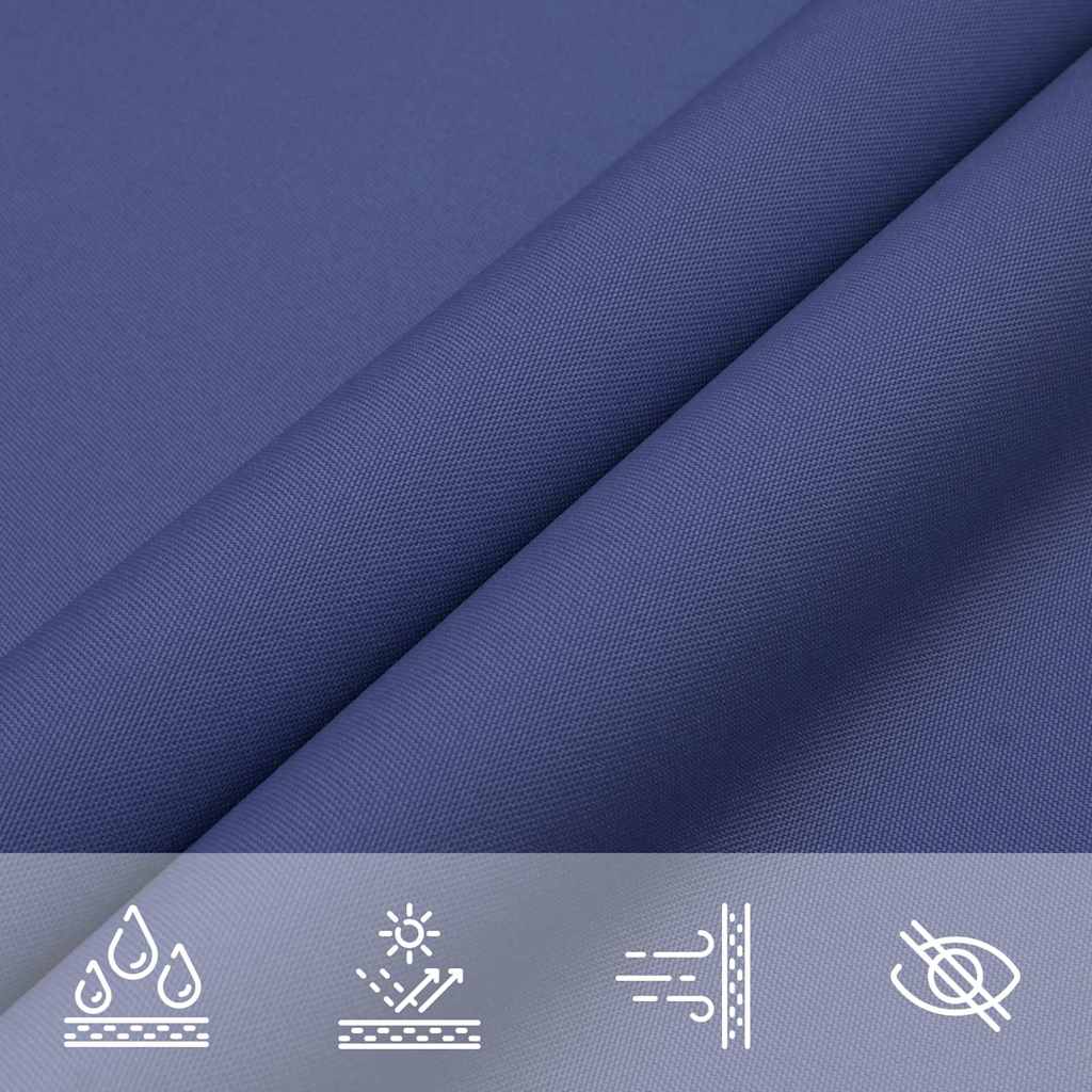 Sonnensegel Oxford-Gewebe Rechteckig 3x5 m Blau