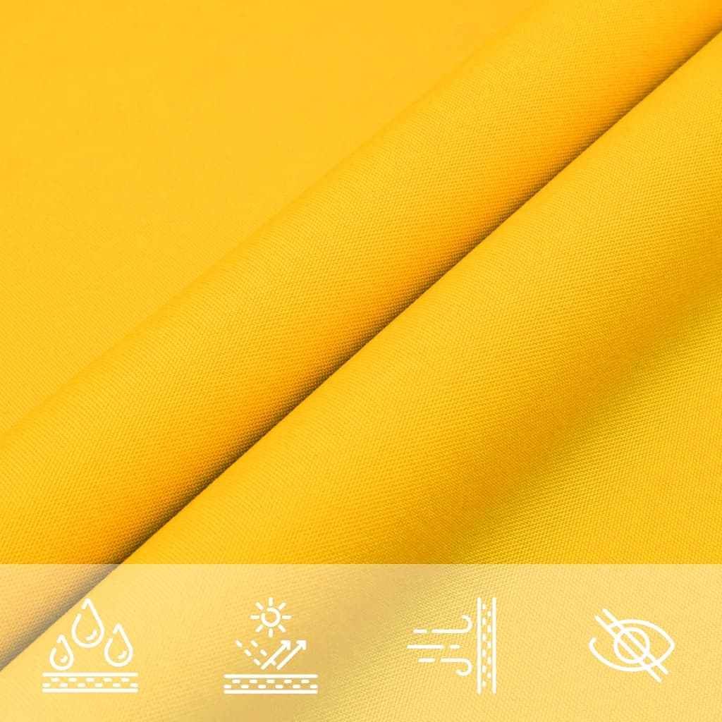 Sonnensegel Oxford-Gewebe Quadratisch 3,6x3,6 m Gelb