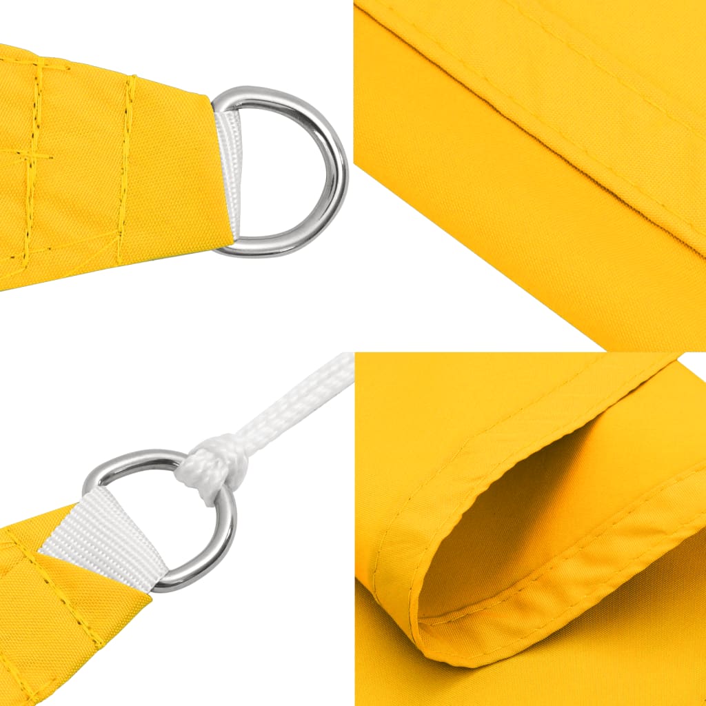 Sonnensegel Oxford-Gewebe Rechteckig 2x5 m Gelb