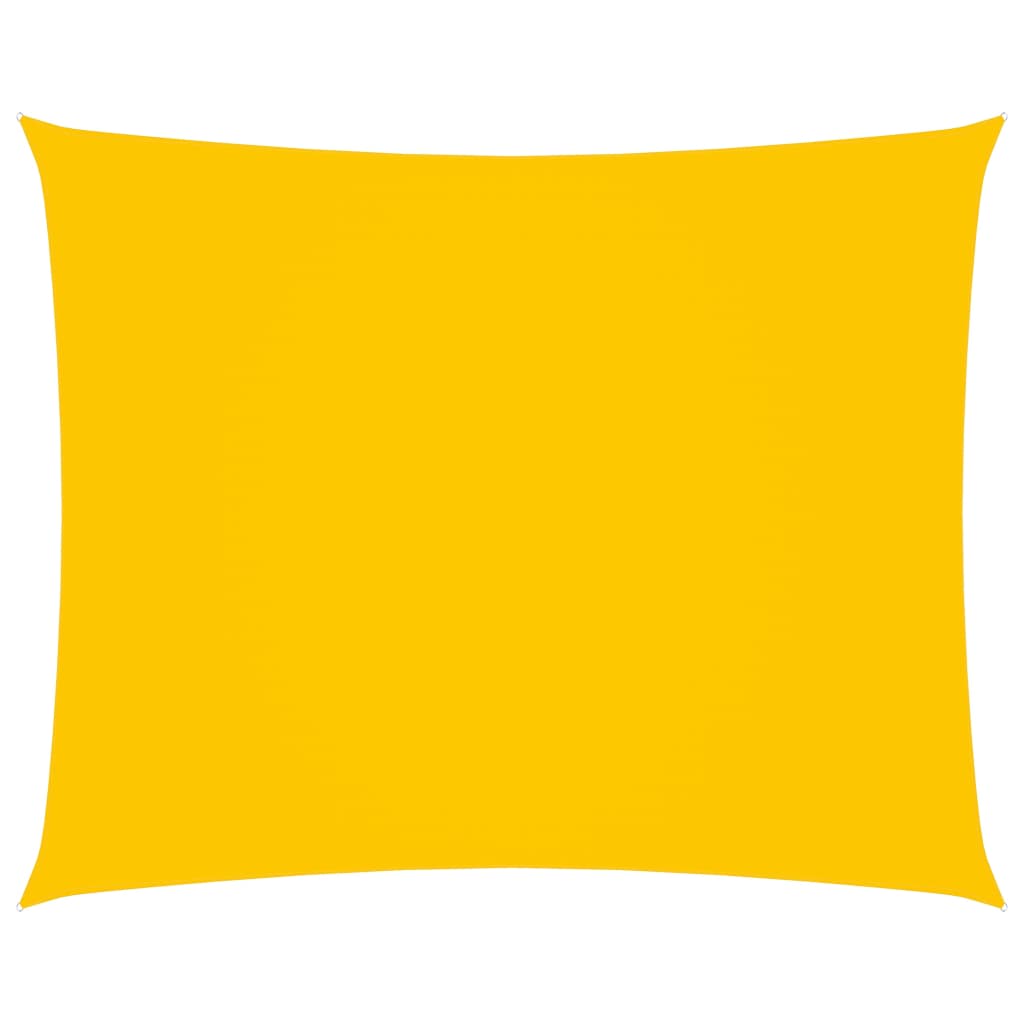 Sonnensegel Oxford-Gewebe Rechteckig 3x4 m Gelb