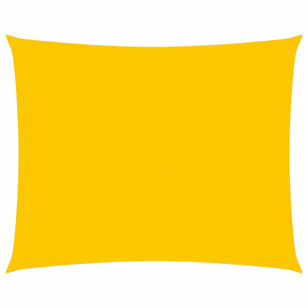 Sonnensegel Oxford-Gewebe Rechteckig 3x4 m Gelb