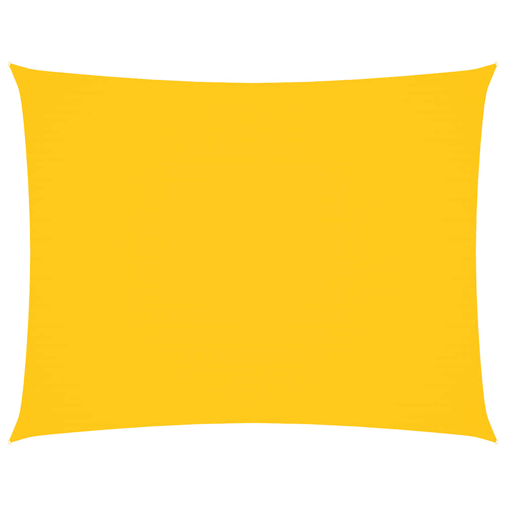 Sonnensegel Oxford-Gewebe Rechteckig 3,5x5 m Gelb