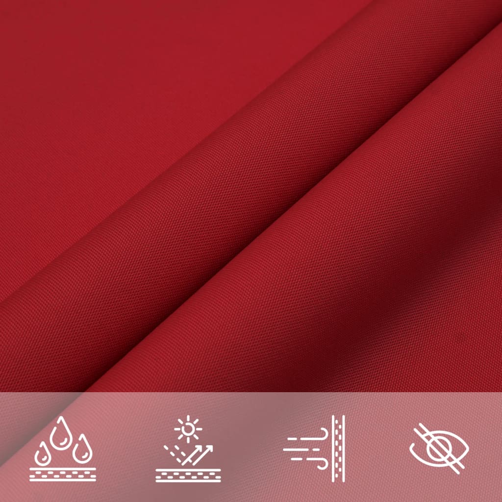 Sonnensegel Oxford-Gewebe Rechteckig 2x2,5 m Rot