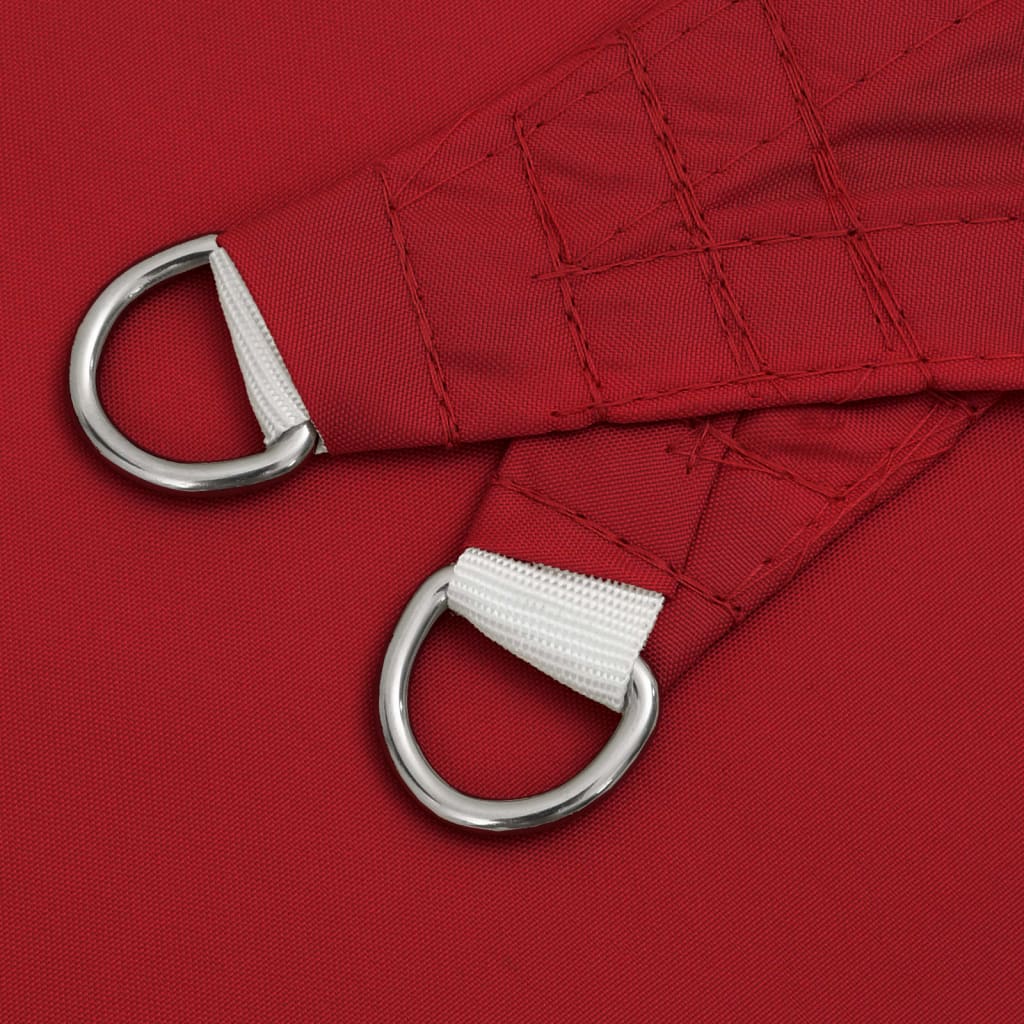 Sonnensegel Oxford-Gewebe Rechteckig 2x5 m Rot