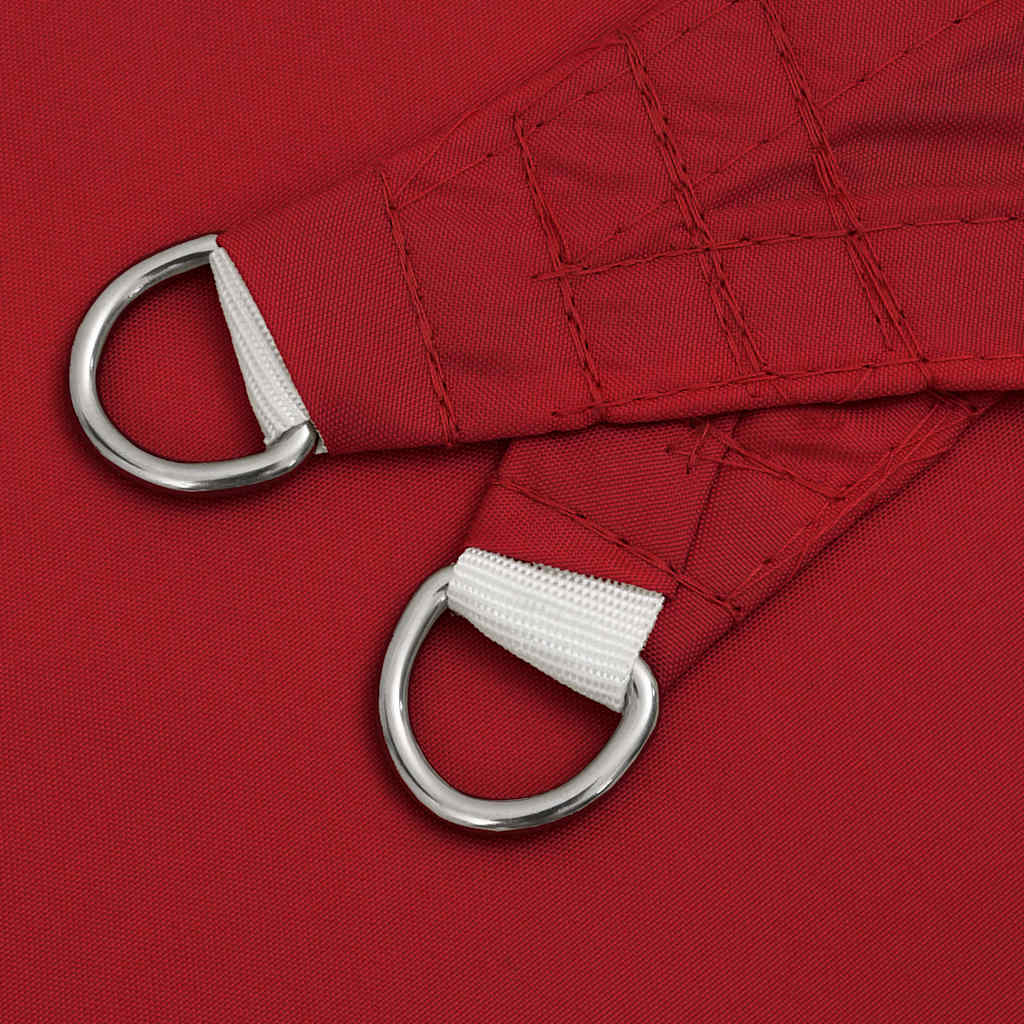 Sonnensegel Oxford-Gewebe Rechteckig 2x5 m Rot
