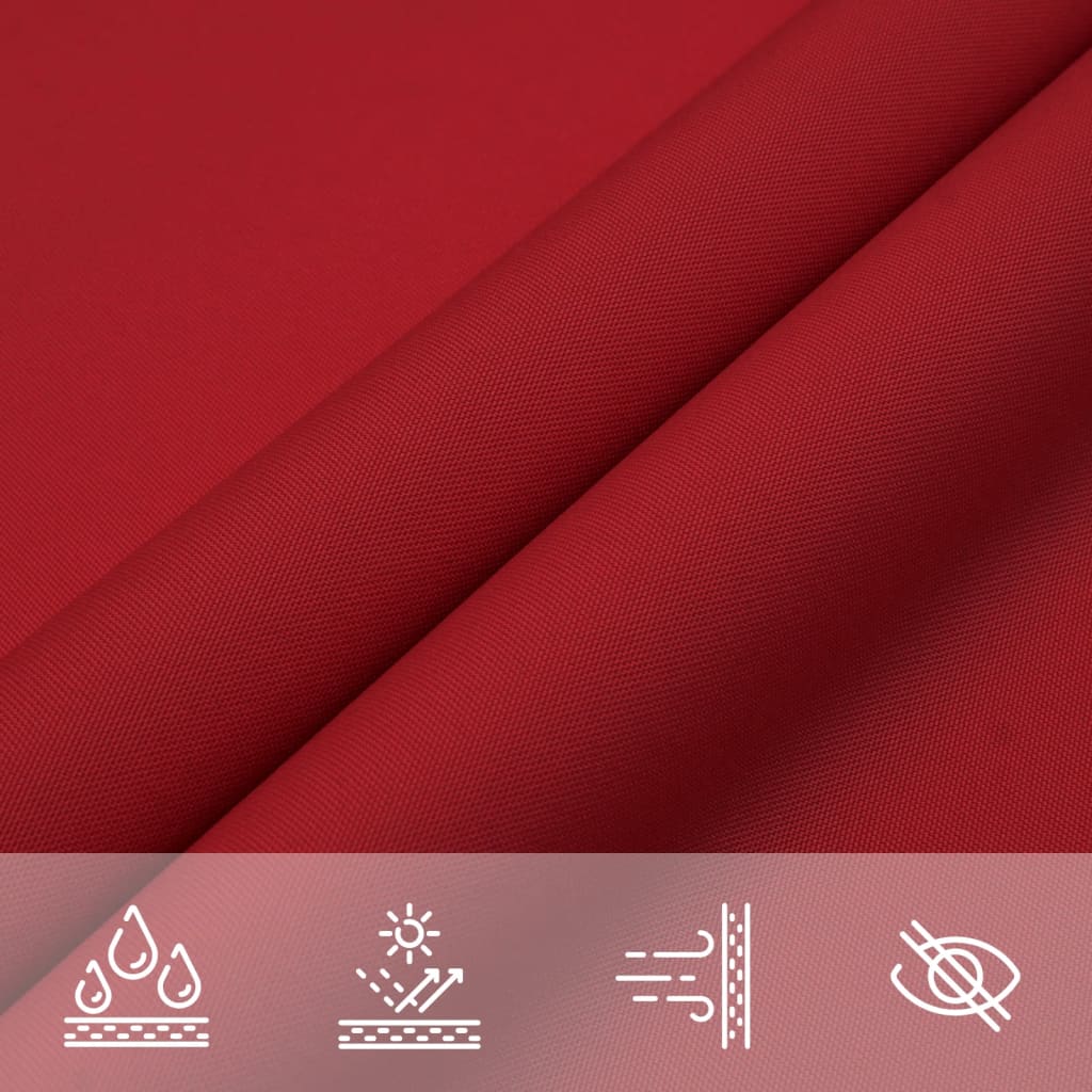 Sonnensegel Oxford-Gewebe Rechteckig 2,5x5 m Rot