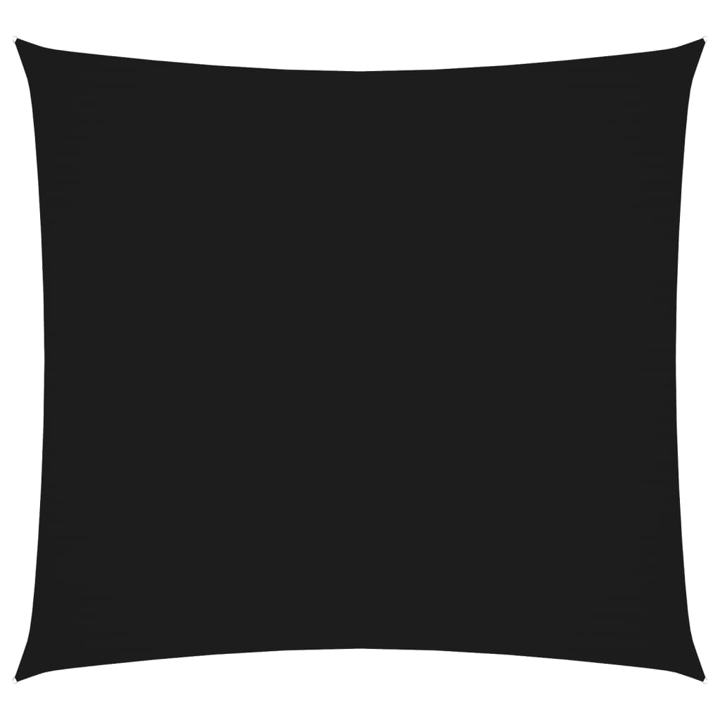 Sonnensegel Oxford Gewebe Quadratisch 3,6x3,6 m Schwarz