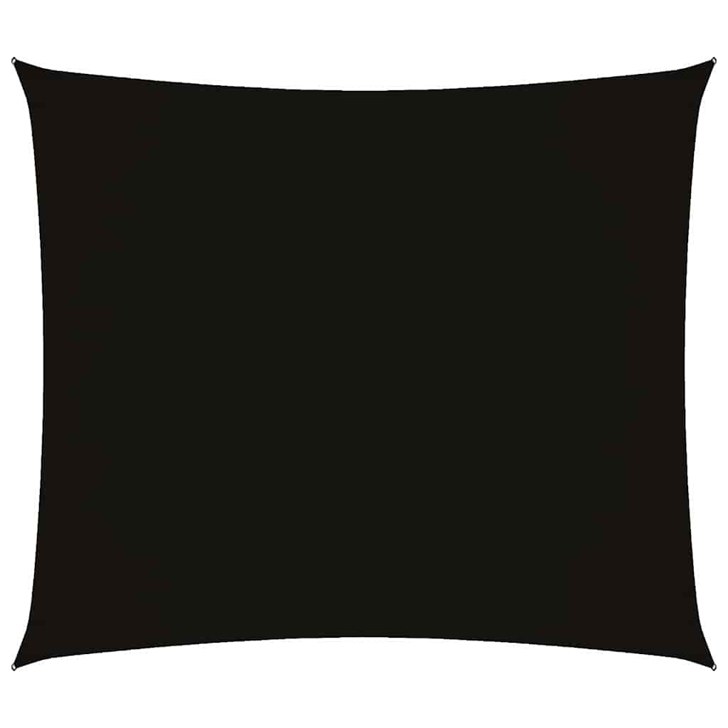 Sonnensegel Oxford-Gewebe Rechteckig 2x2,5 m Schwarz