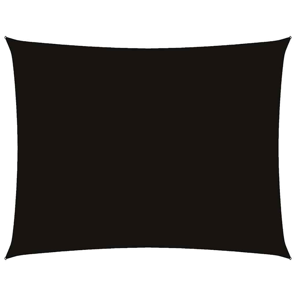 Sonnensegel Oxford-Gewebe Rechteckig 2x3,5 m Schwarz