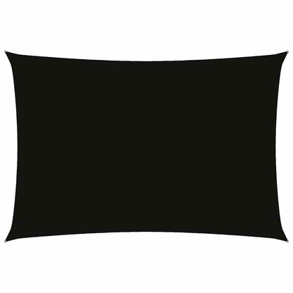 Sonnensegel Oxford-Gewebe Rechteckig 3x5 m Schwarz