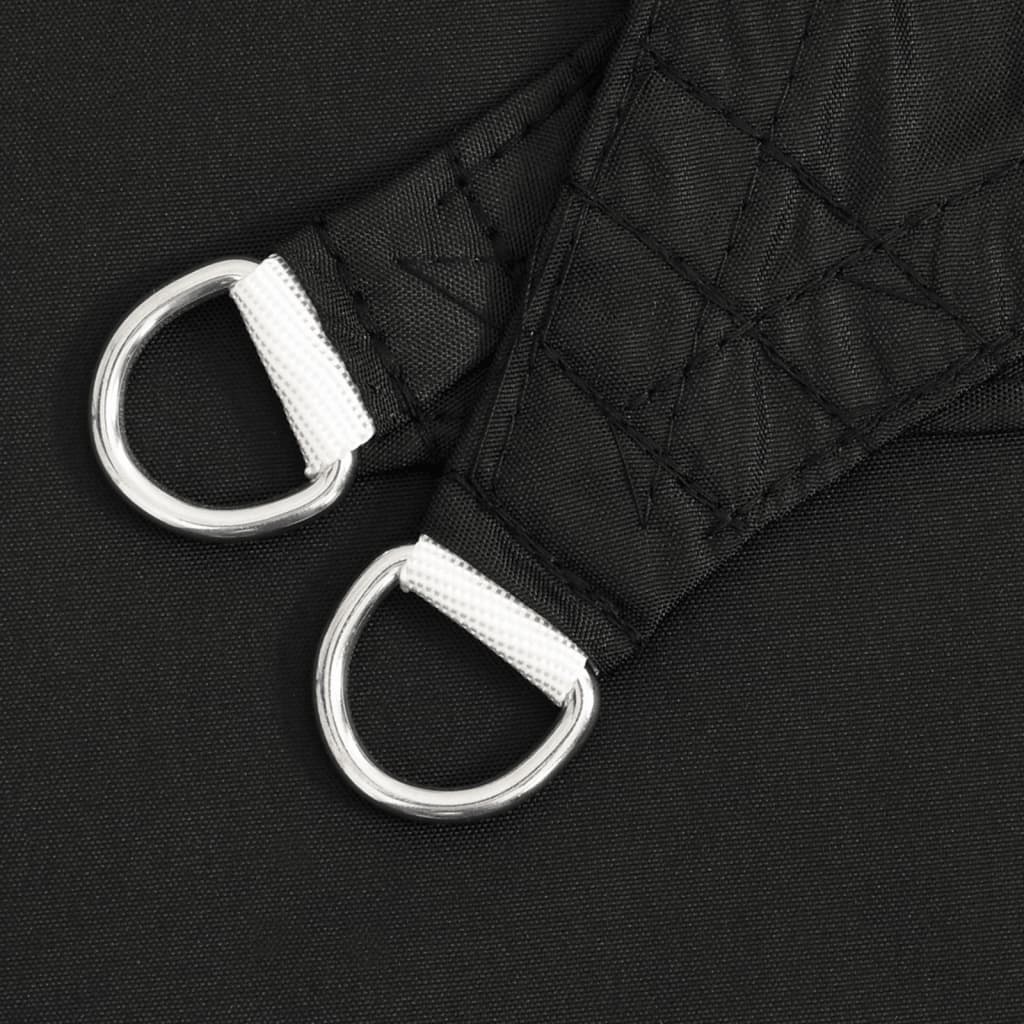Sonnensegel Oxford-Gewebe Rechteckig 5x7 m Schwarz