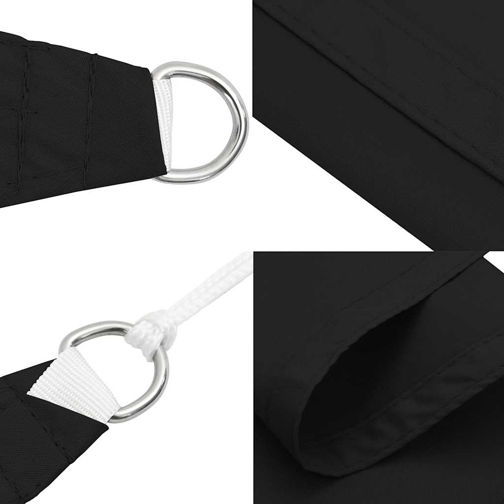 Sonnensegel Oxford-Gewebe Dreieckig 3,6x3,6x3,6 m Schwarz