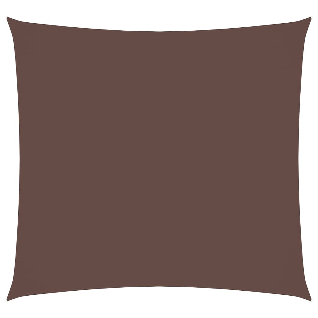 Sun sail Oxford fabric square 2.5x2.5 m brown
